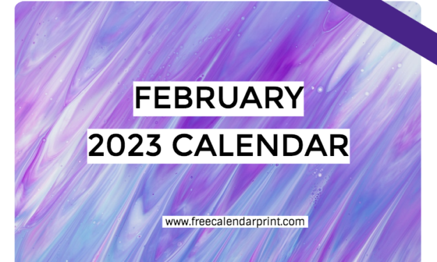 February 2023 Calendar Printable PDF Blank Templates – Print Now
