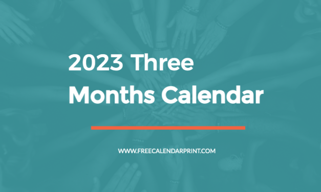 Yearly Calendar Free 2023 Calendar Printable