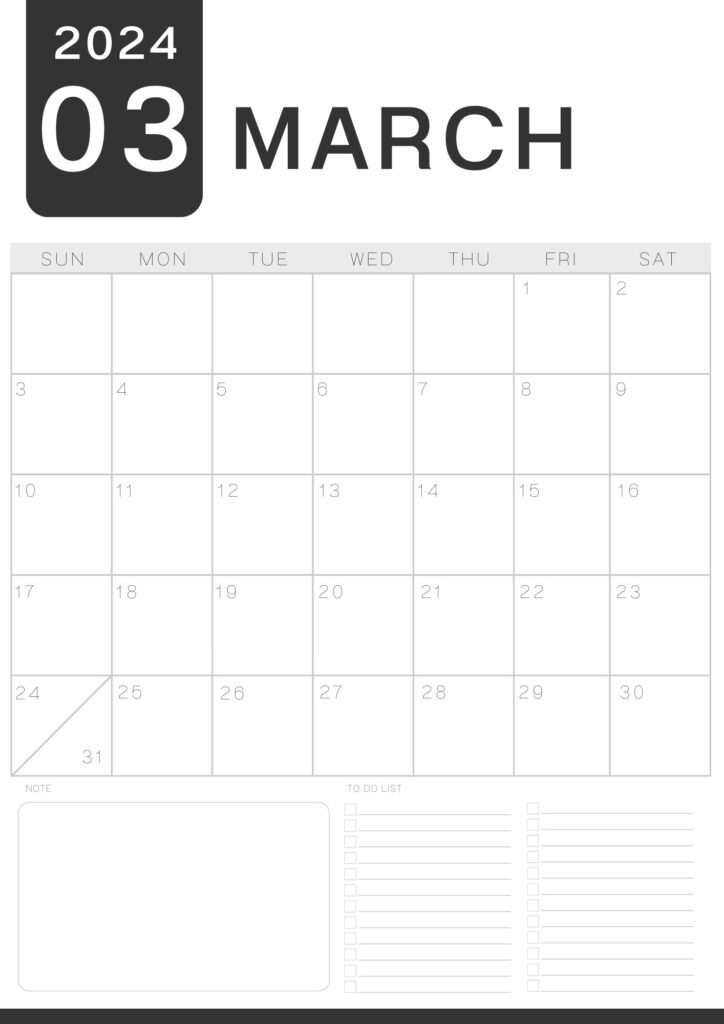 March 2024 Calendar